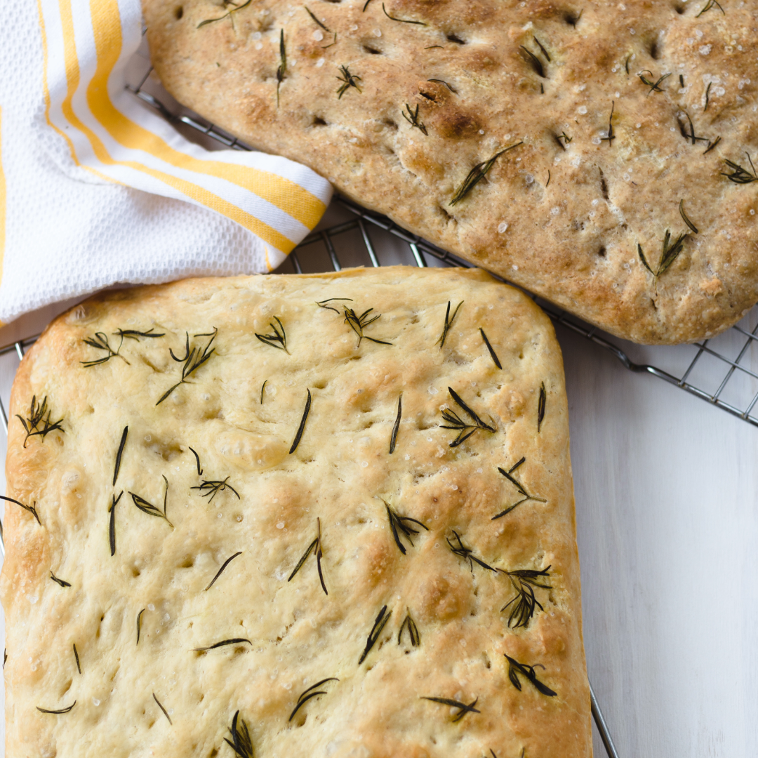 focaccia bianca al rosmarino