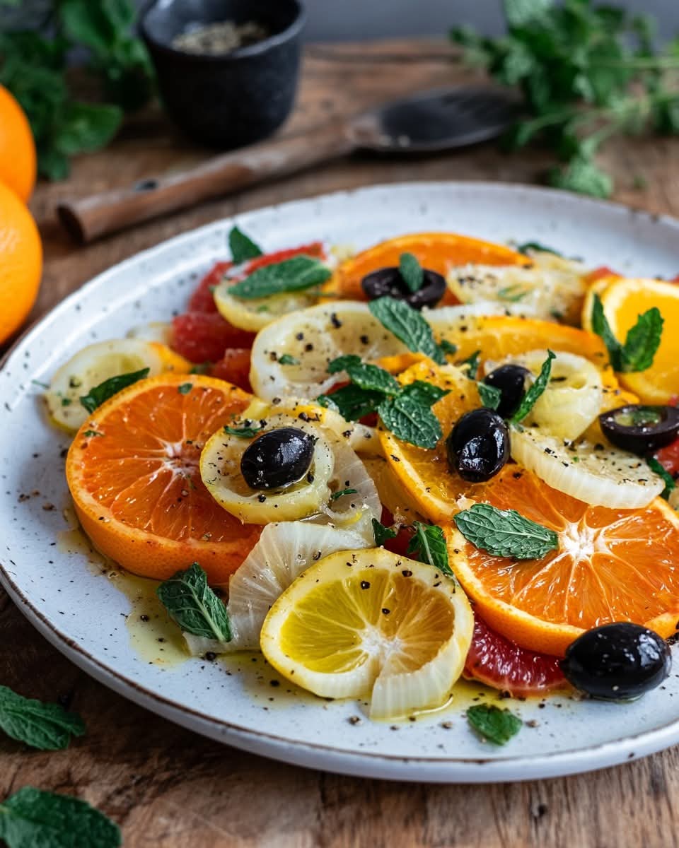 insalata di arance, finocchi