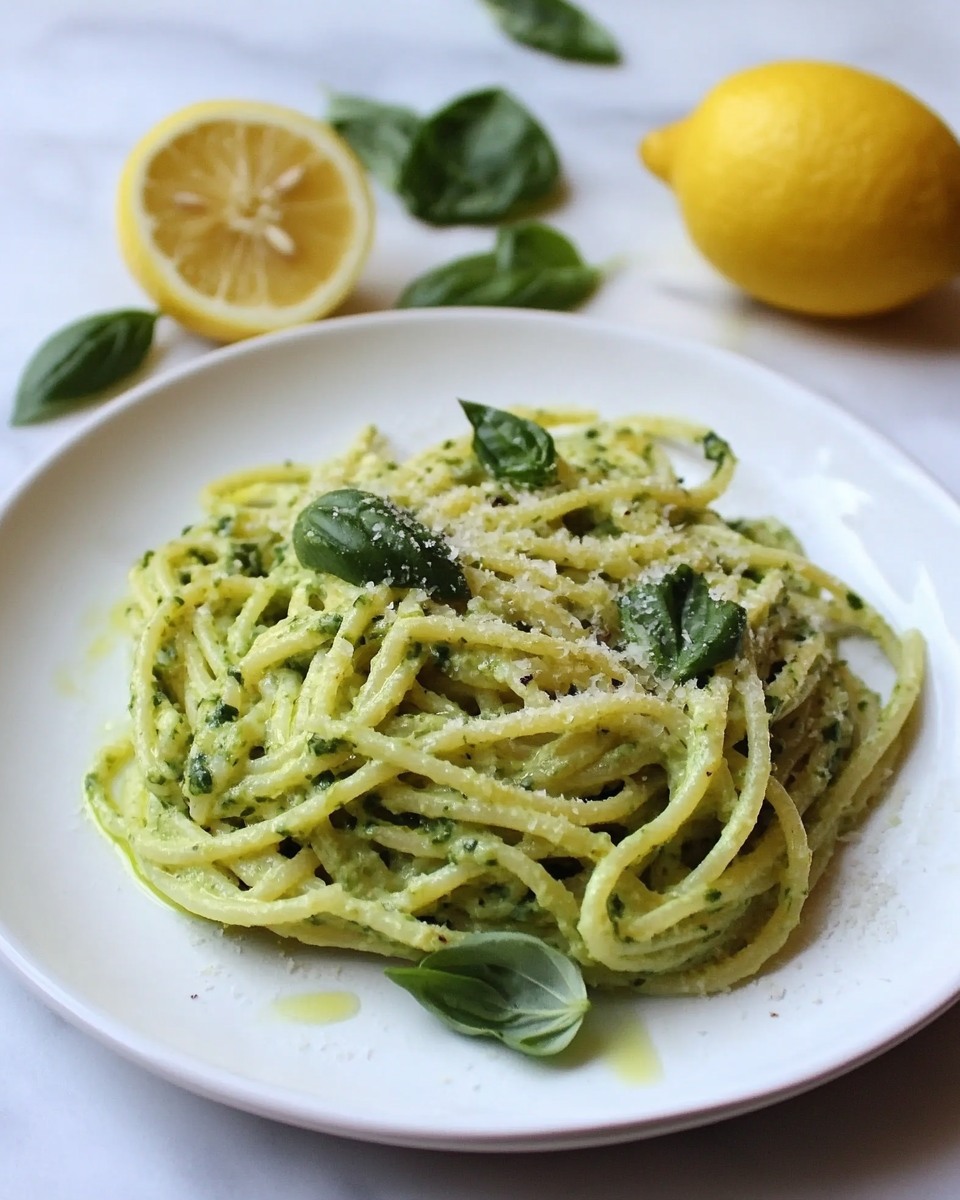spaghetti limone e basilico