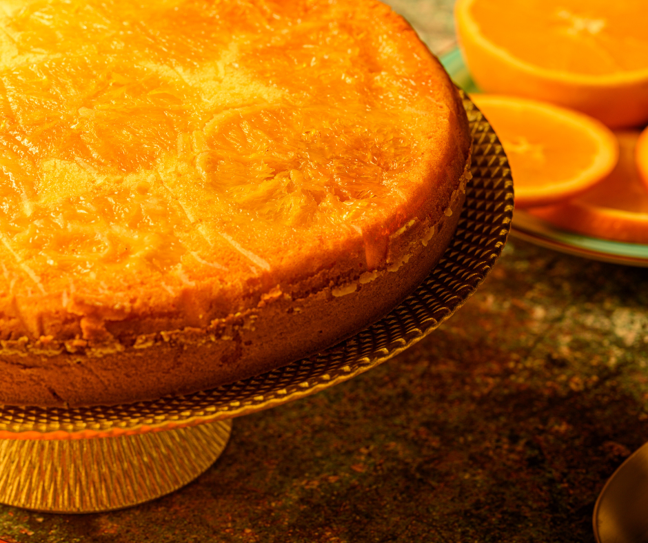 torta all'arancia soffice