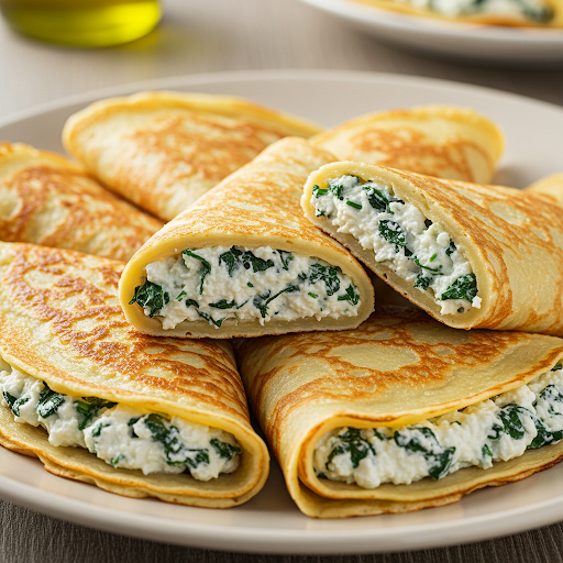 crespelle ricotta e spinaci