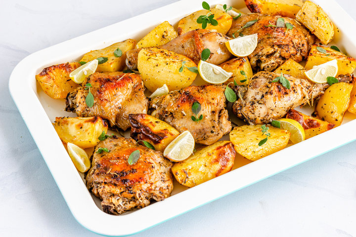 pollo al limone al forno